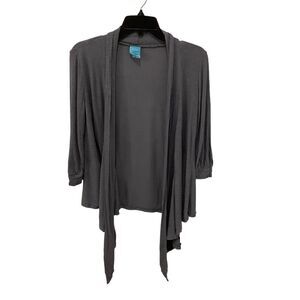 H.I.P Women's Open Cardigan. Gray. Medium. Lightweight. Grunge. Streetwear. Cute